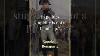 'Video thumbnail for Napoleon Bonaparte Quotes (#shorts)'