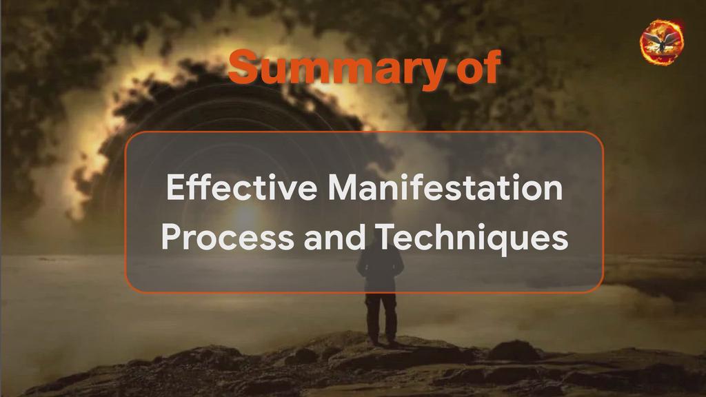 'Video thumbnail for Effective Manifestation Process and Techniques (Summary)'