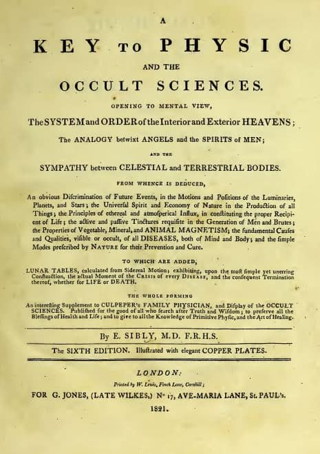 A key to physic, and the occult sciences1