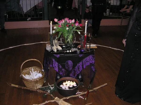 The Imbolc Ritual Altar