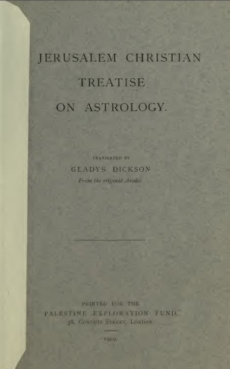 A treatise on medical astrology by White, Frank; Hollingsworth, Ralph -  1899