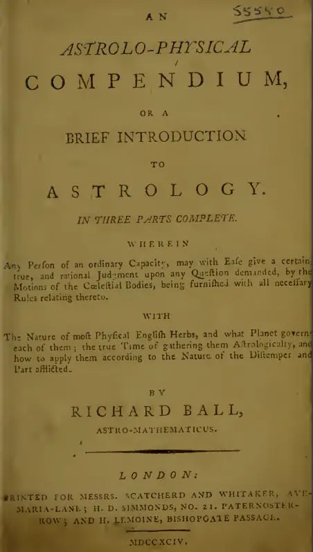The elements of astrology by Broughton, Luke Dennis - 1898