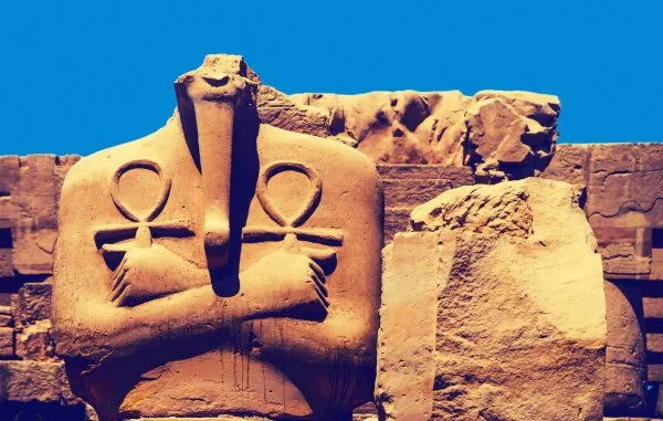 Ancient ruins of Karnak temple, Luxor, Egypt