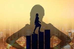 shadow of a woman