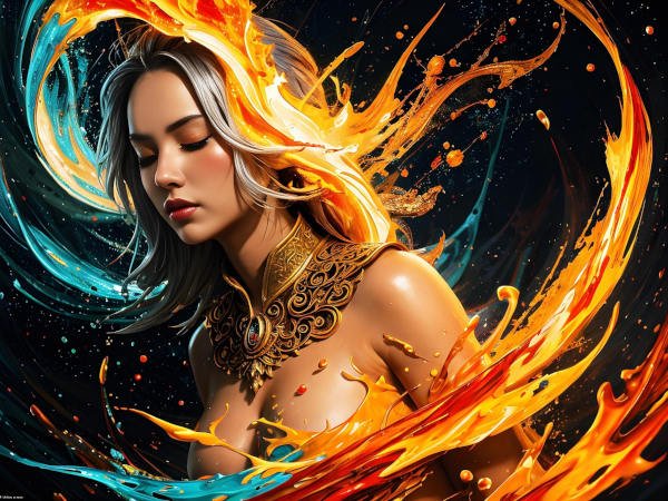 Young woman surrounded by symbolic patterns and soft glow, visually expressing themes of magic, secrecy, and spiritual exploration.