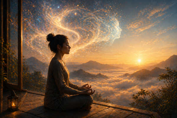 The Lost Art of Cultivating Intuition: woman ina meditation